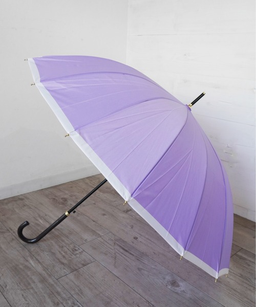 Port（ポート）の「【 Port / ポート 】 16本骨 シンプル デザイン 雨傘 ( 55cm )（長傘・レディース・ネイビー/パープル/ブルー/ベージュ/ラベンダー/ピンク系その他/ミント/ピンクベージュ/ブラック/グリーン/ピンク/グレー/ベージュ系その他/グリーン系その他/ブルー系その他/ブラック系その他/モスグリーン・FREE）」の14枚目の写真