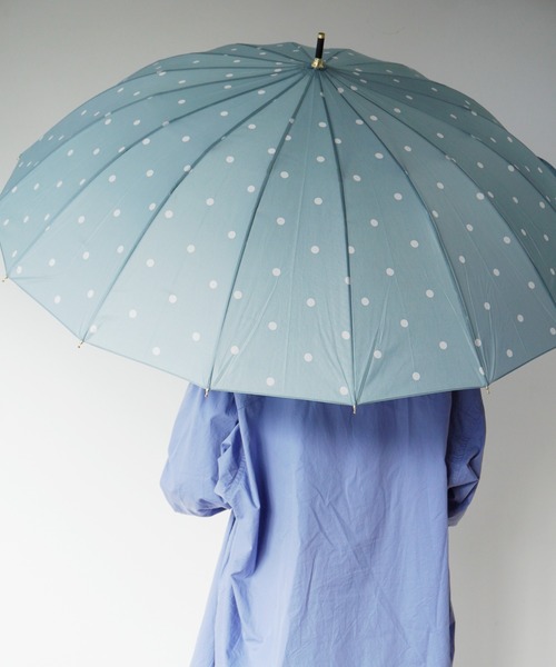 Port（ポート）の「【 Port / ポート 】 16本骨 シンプル デザイン 雨傘 ( 55cm )（長傘・レディース・ネイビー/パープル/ブルー/ベージュ/ラベンダー/ピンク系その他/ミント/ピンクベージュ/ブラック/グリーン/ピンク/グレー/ベージュ系その他/グリーン系その他/ブルー系その他/ブラック系その他/モスグリーン・FREE）」の22枚目の写真