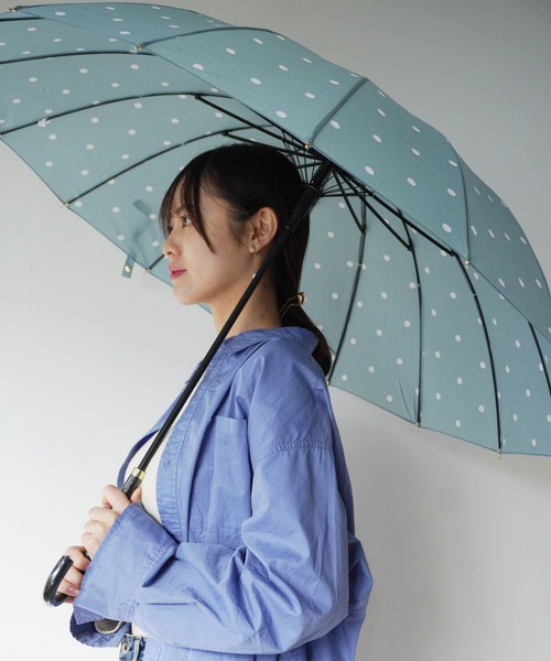 Port（ポート）の「【 Port / ポート 】 16本骨 シンプル デザイン 雨傘 ( 55cm )（長傘・レディース・ネイビー/パープル/ブルー/ベージュ/ラベンダー/ピンク系その他/ミント/ピンクベージュ/ブラック/グリーン/ピンク/グレー/ベージュ系その他/グリーン系その他/ブルー系その他/ブラック系その他/モスグリーン・FREE）」の21枚目の写真