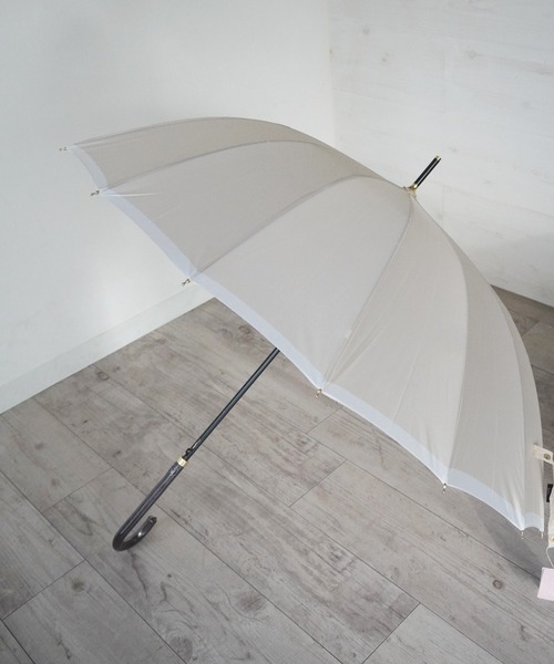 Port（ポート）の「【 Port / ポート 】 16本骨 シンプル デザイン 雨傘 ( 55cm )（長傘・レディース・ネイビー/パープル/ブルー/ベージュ/ラベンダー/ピンク系その他/ミント/ピンクベージュ/ブラック/グリーン/ピンク/グレー/ベージュ系その他/グリーン系その他/ブルー系その他/ブラック系その他/モスグリーン・FREE）」の19枚目の写真