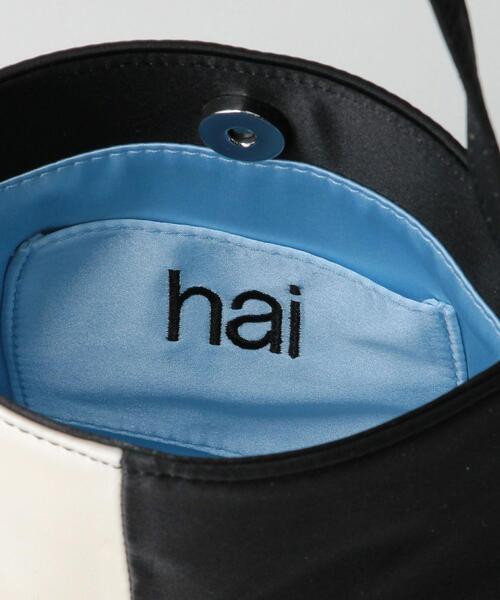 hai（ハイ）の「＜hai＞Vera シルク ミニ トートバッグ
