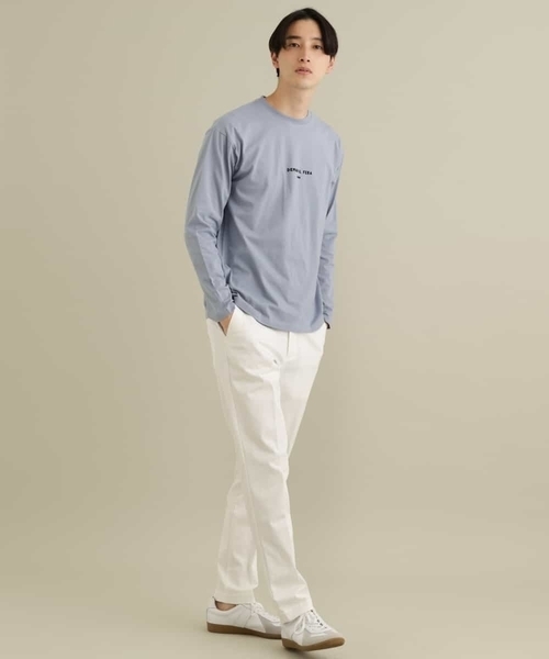 a.v.v(アーヴェヴェ)の「【パンツ人気No1シリーズ】【美脚+楽ちん】チノストレッチスマートスラックス(スラックス・メンズ・ホワイト・48/46)」の20枚目の写真