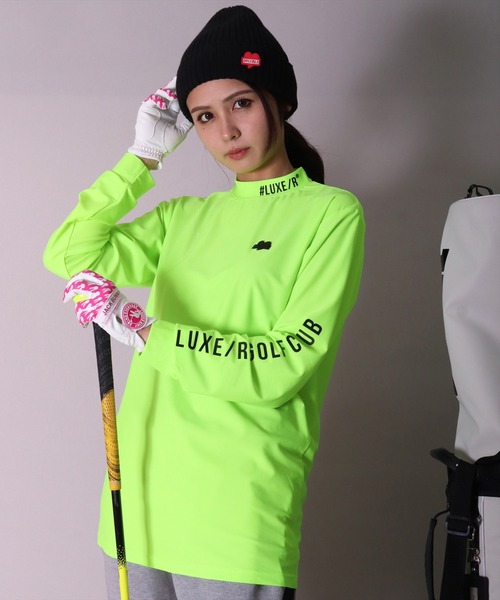 LUXE/R GOLF（ラグジュ ゴルフ）の「(RM)【LUXE/R GOLF】ラバーワッペン ニットキャップ（ニットキャップ/ビーニー・メンズ・チャコールグレー/ブラック/杢グレー・FREE）」の6枚目の写真