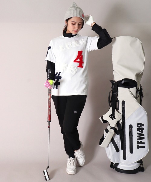 LUXE/R GOLF（ラグジュ ゴルフ）の「(RM)【LUXE/R GOLF】ラバーワッペン ニットキャップ（ニットキャップ/ビーニー・メンズ・チャコールグレー/ブラック/杢グレー・FREE）」の7枚目の写真