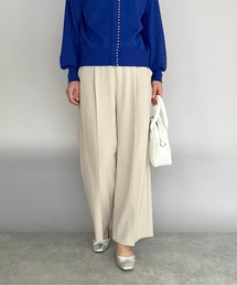 PICCIN | 【日本製】センタープレスワイドイージーパンツ(その他パンツ)