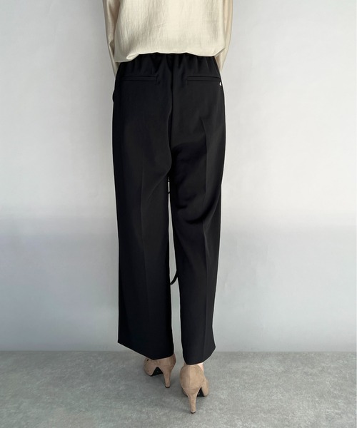 PICCIN（ピッチン）の「【日本製】センタープレスワイドイージーパンツ（その他パンツ・レディース・ブラック/ブルーグレー/グレイッシュベージュ・M）」の11枚目の写真