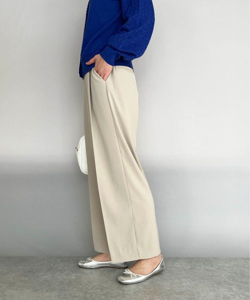 PICCIN（ピッチン）の「【日本製】センタープレスワイドイージーパンツ（その他パンツ・レディース・ブラック/ブルーグレー/グレイッシュベージュ・M）」の12枚目の写真