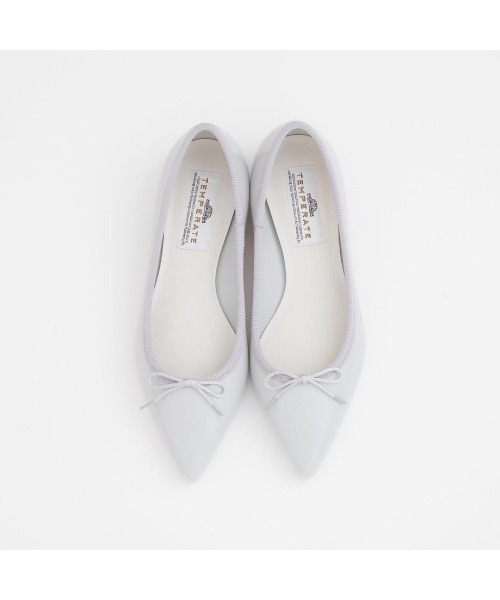 TEMPERATE（テンパレイト）の「IRMA （TEMPERATE/テンパレイト） ポインテッドトゥ バレエシューズ（パンプス・レディース・ブラック/オフホワイト/グレー/ボルドー/ライトグレー/ライトグリーン/レッド/ベージュ/ネイビー/オレンジ/パープル/グリーン・38/39/40/37/36/41）」の15枚目の写真