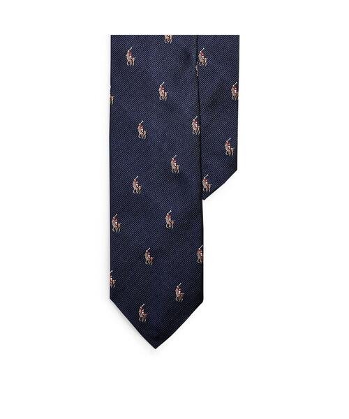 POLO RALPH LAUREN（ポロ ラルフ ローレン）の「Polo ポニー シルク ナロー タイ（ネクタイ・メンズ・ネイビー系1・ONE）」の4枚目の写真