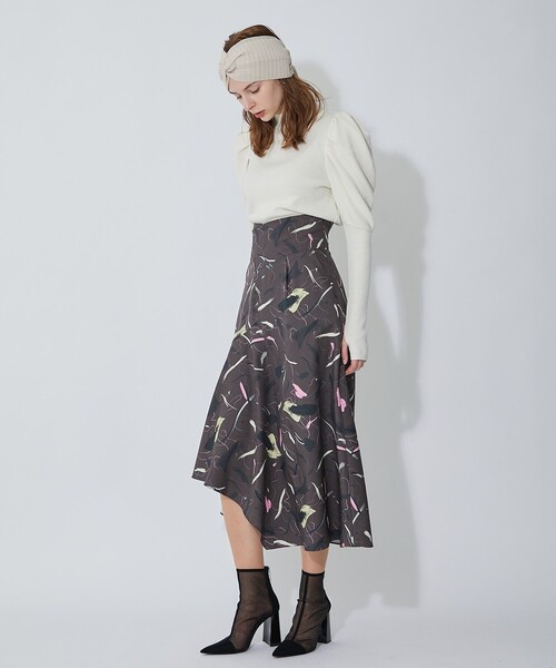 INella（イネラ）の「【INella/イネラ】ドローイングプリントスカート  