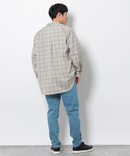 LAKOLE(ラコレ)の「プリントチェックシャツ / 265990(シャツ/ブラウス・メンズ・アイボリー/ブルー/ブラック・LARGE/MEDIUM)」の11枚目の写真