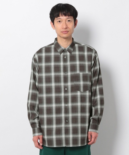 LAKOLE(ラコレ)の「プリントチェックシャツ / 265990(シャツ/ブラウス・メンズ・アイボリー/ブルー/ブラック・LARGE/MEDIUM)」の17枚目の写真