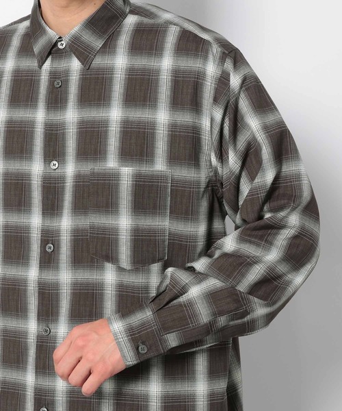 LAKOLE(ラコレ)の「プリントチェックシャツ / 265990(シャツ/ブラウス・メンズ・アイボリー/ブルー/ブラック・LARGE/MEDIUM)」の21枚目の写真