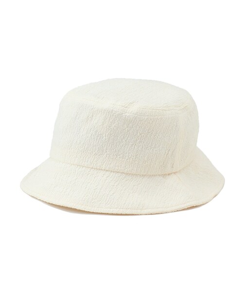 DRESKIP（ドレスキップ）の「◆HIDETRADING PRODUCT シボシボバケットハット（ハット・レディース・アイボリー/ブラック・00）」の6枚目の写真