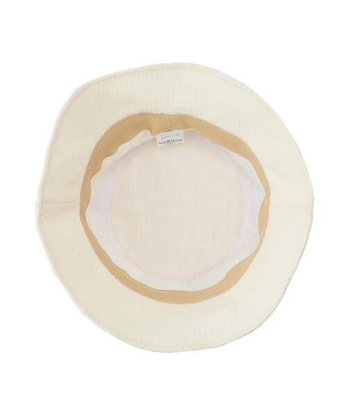 DRESKIP（ドレスキップ）の「◆HIDETRADING PRODUCT シボシボバケットハット（ハット・レディース・アイボリー/ブラック・00）」の3枚目の写真