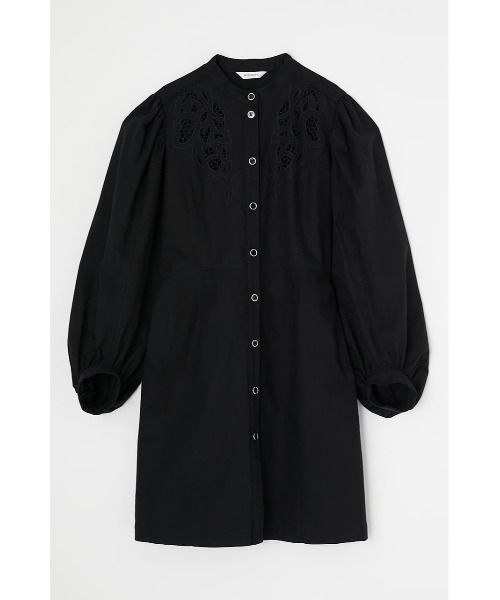 CUTWORKLACEMINIドレス