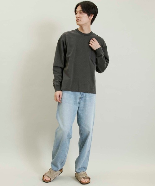 Johnbull（ジョンブル）の「ルーズテーパードジーンズ（デニムパンツ・メンズ・ライトインディゴブルー・SMALL/MEDIUM/LARGE）」の6枚目の写真