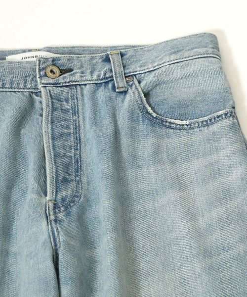 Johnbull（ジョンブル）の「ルーズテーパードジーンズ（デニムパンツ・メンズ・ライトインディゴブルー・SMALL/MEDIUM/LARGE）」の11枚目の写真