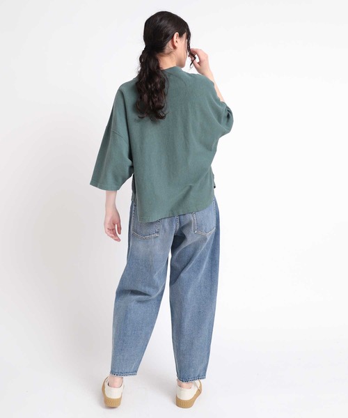 RNA未使用　新品　デニムダークブルー ゴムウエスト　バルーンパンツ RNA N ⿻ ピエロパンツ デニム バルーンパンツ ルーズ ゆったり
