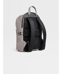 美品 ゼニア Zegna レザー × ナイロン バックパック リュック ERMENEGILDO ZEGNA】エルメネジルドゼニア『レザー バックパック