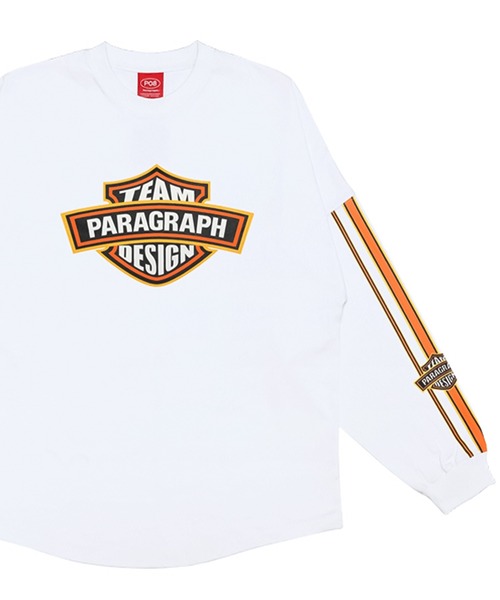 Paragraph(パラグラフ)の「【PARAGRAPH/パラグラフ】22SS Biker Design Longsleeve T-shirt / バイカーデザイン ロングスリーブカットソー(Tシャツ/カットソー・メンズ・ホワイト/ブラック/パープル・FREE)」の2枚目の写真