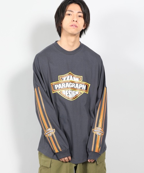 Paragraph(パラグラフ)の「【PARAGRAPH/パラグラフ】22SS Biker Design Longsleeve T-shirt / バイカーデザイン ロングスリーブカットソー(Tシャツ/カットソー・メンズ・ホワイト/ブラック/パープル・FREE)」の3枚目の写真