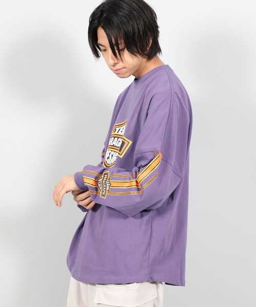 Paragraph(パラグラフ)の「【PARAGRAPH/パラグラフ】22SS Biker Design Longsleeve T-shirt / バイカーデザイン ロングスリーブカットソー(Tシャツ/カットソー・メンズ・ホワイト/ブラック/パープル・FREE)」の10枚目の写真