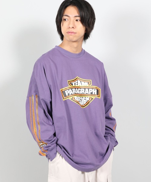 Paragraph(パラグラフ)の「【PARAGRAPH/パラグラフ】22SS Biker Design Longsleeve T-shirt / バイカーデザイン ロングスリーブカットソー(Tシャツ/カットソー・メンズ・ホワイト/ブラック/パープル・FREE)」の9枚目の写真