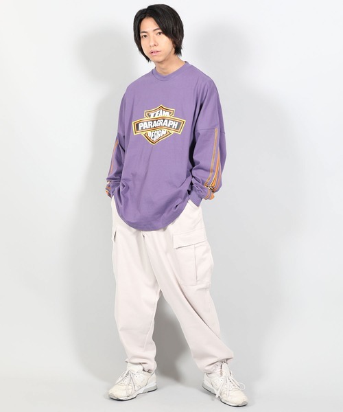 Paragraph(パラグラフ)の「【PARAGRAPH/パラグラフ】22SS Biker Design Longsleeve T-shirt / バイカーデザイン ロングスリーブカットソー(Tシャツ/カットソー・メンズ・ホワイト/ブラック/パープル・FREE)」の8枚目の写真