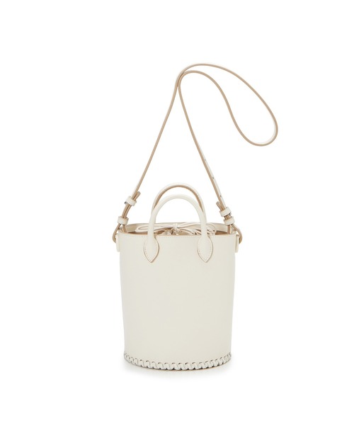 TOPKAPI（トプカピ）の「レザー バケツ型 2way ミニ ショルダー バッグ（ショルダーバッグ・レディース・ホワイト/オレンジ/キャメル・FREE）」の9枚目の写真