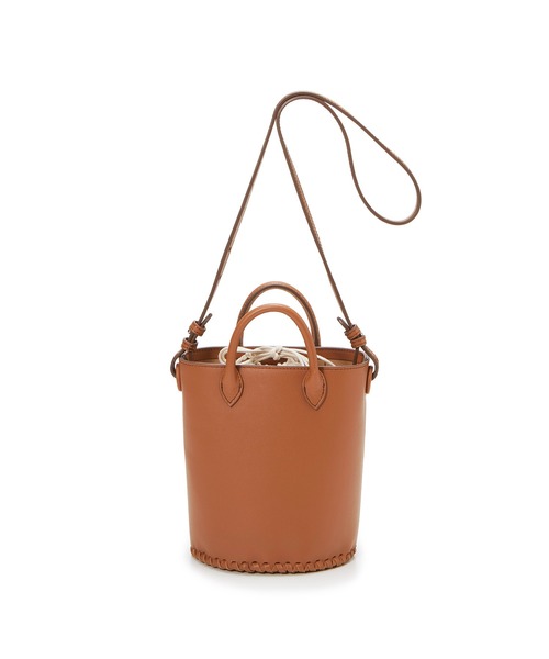 TOPKAPI（トプカピ）の「レザー バケツ型 2way ミニ ショルダー バッグ（ショルダーバッグ・レディース・ホワイト/オレンジ/キャメル・FREE）」の10枚目の写真