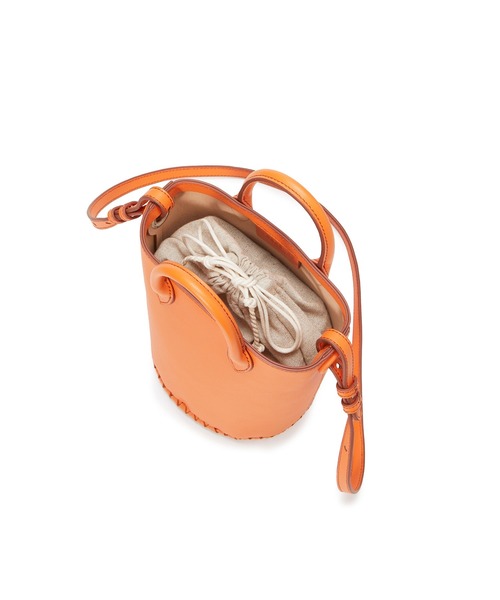 TOPKAPI（トプカピ）の「レザー バケツ型 2way ミニ ショルダー バッグ（ショルダーバッグ・レディース・ホワイト/オレンジ/キャメル・FREE）」の15枚目の写真