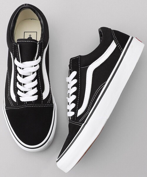 VANS(バンズ)の「VANS/ヴァンズ OLD SKOOL/オールドスクール(スニーカー・レディース・ブラック・23.0cm/24.0cm/25.0cm/26.0cm/27.0cm/28.0cm)」の1枚目の写真