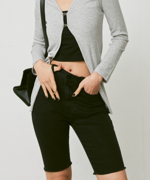 パンツ・ボトムスその他 BIKER DENIM TROUSERS BLACK FEKETE（フェケテ）の「BIKER DENIM PANTS / バイカーデニム