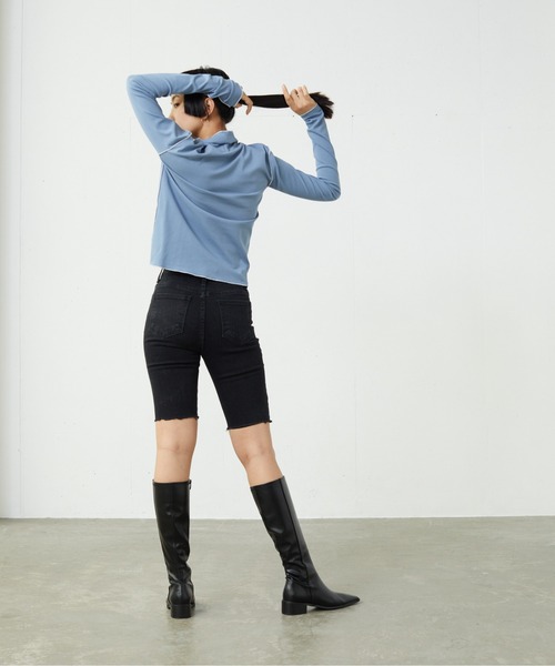 パンツ・ボトムスその他 BIKER DENIM TROUSERS BLACK FEKETE（フェケテ）の「BIKER DENIM PANTS / バイカーデニム