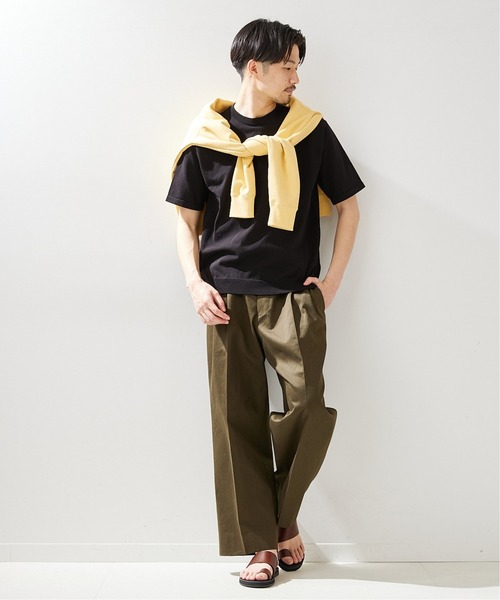 417 EDIFICE(フォーワンセブンエディフィス)の「【TEXBRID / テックスブリッド】 14ゲージ Tシャツ(Tシャツ/カットソー・メンズ・ブラック/ベージュ/ブラウン/グリーン・SMALL/MEDIUM/LARGE)」の17枚目の写真