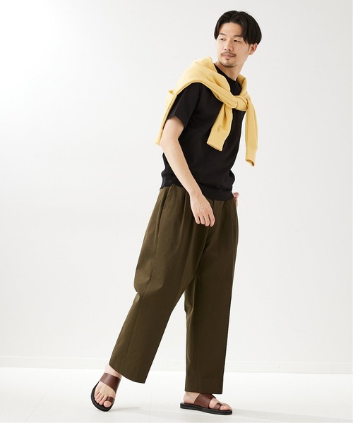 417 EDIFICE(フォーワンセブンエディフィス)の「【TEXBRID / テックスブリッド】 14ゲージ Tシャツ(Tシャツ/カットソー・メンズ・ブラック/ベージュ/ブラウン/グリーン・SMALL/MEDIUM/LARGE)」の22枚目の写真