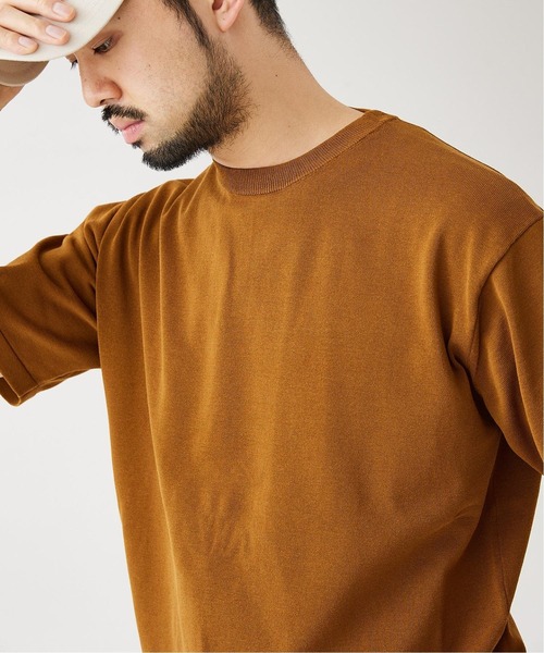 417 EDIFICE(フォーワンセブンエディフィス)の「【TEXBRID / テックスブリッド】 14ゲージ Tシャツ(Tシャツ/カットソー・メンズ・ブラック/ベージュ/ブラウン/グリーン・SMALL/MEDIUM/LARGE)」の18枚目の写真