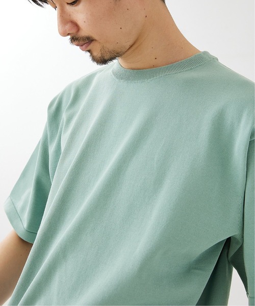 417 EDIFICE(フォーワンセブンエディフィス)の「【TEXBRID / テックスブリッド】 14ゲージ Tシャツ(Tシャツ/カットソー・メンズ・ブラック/ベージュ/ブラウン/グリーン・SMALL/MEDIUM/LARGE)」の11枚目の写真