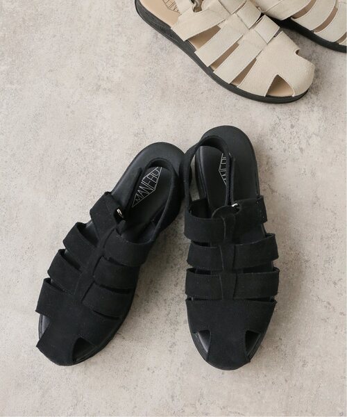 MANEBU（マネブ）の「《WEB限定追加》別注【MANEBU/マネブ】グルカサンダル（サンダル・レディース・ベージュ/ブラック・38）」の2枚目の写真