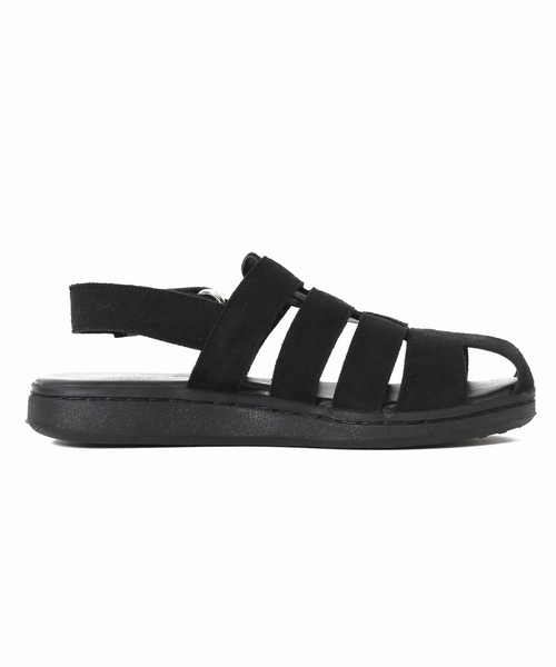 MANEBU WHINNY BIT SUEDE サンダル 40 黒 MNB-039B-S_BLACK_01.jpg?v=