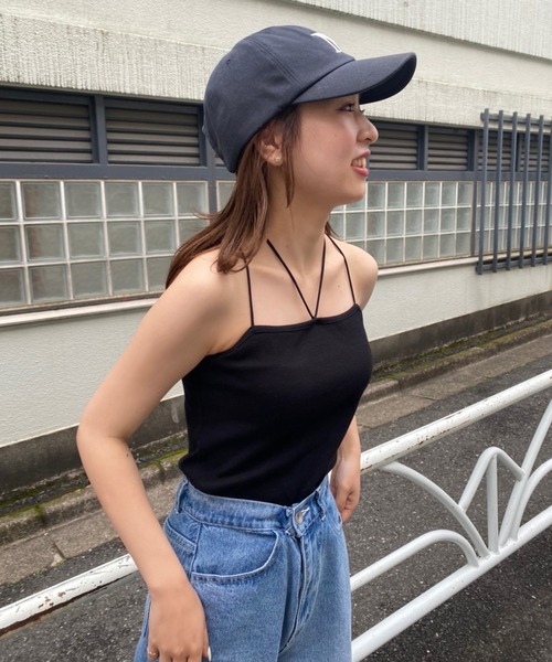 one after another NICE CLAUP（ワンアフターアナザーナイスクラップ）の「マルチwayブラトップ（キャミソール・レディース・オフホワイト/ブラック/グリーン/イエロー・FREE）」の14枚目の写真