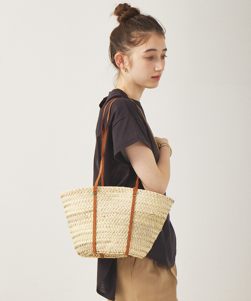 Rouge vif（ルージュヴィフ）の「【KECH Les ESSENTIELS】バスケット（トートバッグ・レディース・ブラウン・フリー）」の2枚目の写真