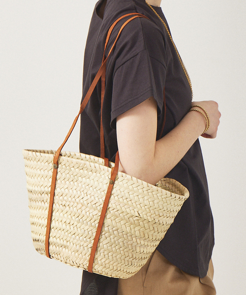 Rouge vif（ルージュヴィフ）の「【KECH Les ESSENTIELS】バスケット（トートバッグ・レディース・ブラウン・フリー）」の17枚目の写真