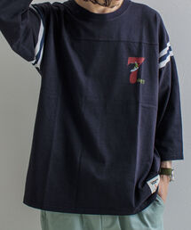 GLOSTER | 【Collegiate Pacific/カレッジエイト パシフィック】フットボールTシャツ 7分袖(Tシャツ/カットソー)