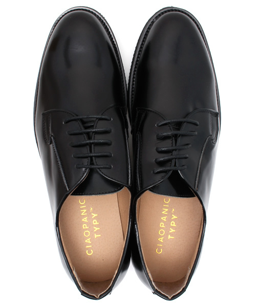 CIAOPANIC TYPY（チャオパニックティピー）の「レザープレーントゥシューズ（ブーツ・メンズ・ホワイト/ブラック/ネイビー・41/42/43）」の5枚目の写真