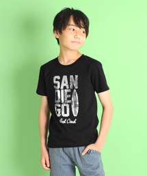 GLAZOS | 機能天竺・接触冷感ビッグロゴフォトプリント半袖Tシャツ(Tシャツ/カットソー)