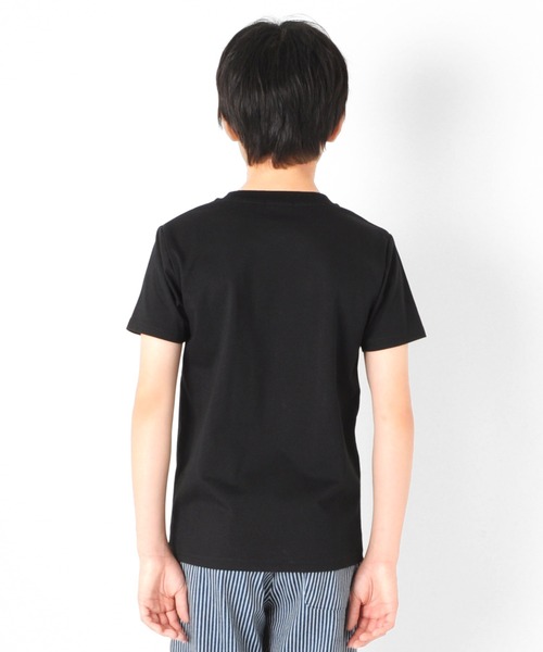 GLAZOS(グラソス)の「接触冷感・ビッグロゴフォトプリント半袖Tシャツ(Tシャツ/カットソー・キッズ・イエロー/ブラック/グレイッシュブルー・140cm/160cm/130cm/170cm/150cm)」の10枚目の写真