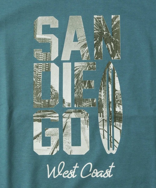 GLAZOS(グラソス)の「接触冷感・ビッグロゴフォトプリント半袖Tシャツ(Tシャツ/カットソー・キッズ・イエロー/ブラック/グレイッシュブルー・140cm/160cm/130cm/170cm/150cm)」の12枚目の写真