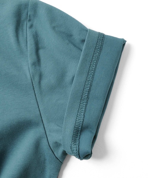 GLAZOS(グラソス)の「接触冷感・ビッグロゴフォトプリント半袖Tシャツ(Tシャツ/カットソー・キッズ・イエロー/ブラック/グレイッシュブルー・140cm/160cm/130cm/170cm/150cm)」の7枚目の写真